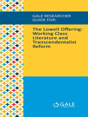 cover image of Gale Researcher Guide for: The Lowell Offering
